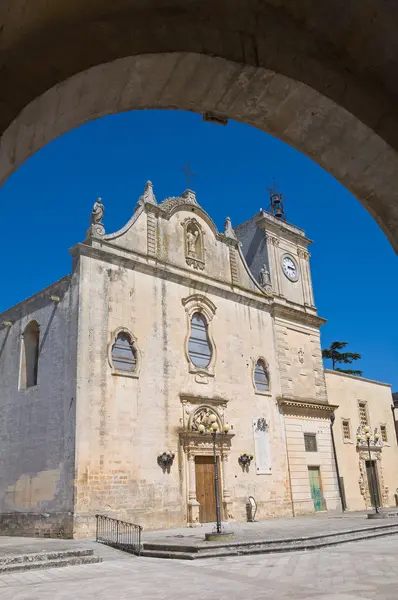 Igreja Matriz de São Giorgio. Melpignano. Puglia. Itália . — Fotografia de Stock