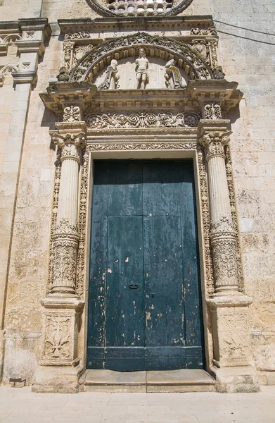 St. Nicola Mother Church. Corigliano d'Otranto. Puglia. Italy. — Stock Photo, Image