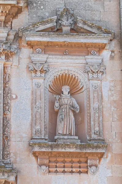 Kerk van onze Vrouwe van de genade. Soleto. Puglia. Italië. — Stockfoto