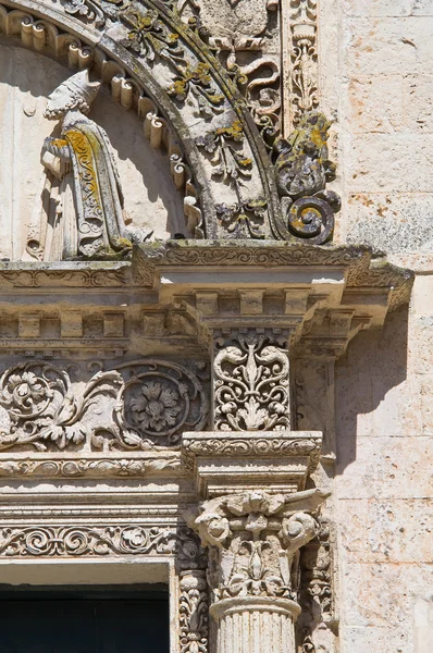 St. nicola moederkerk. Corigliano d'otranto. Puglia. Italië. — Stockfoto