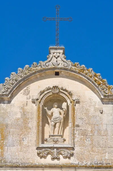 Igreja Matriz de São Giorgio. Melpignano. Puglia. Itália . — Fotografia de Stock