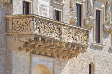 corigliano d'otranto monti kale de. Puglia. İtalya.