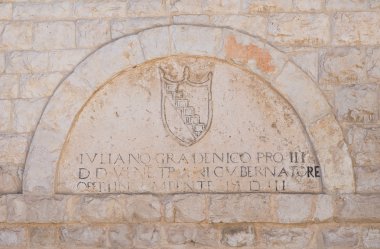 Kilise st. agostino. Trani. Puglia. İtalya.