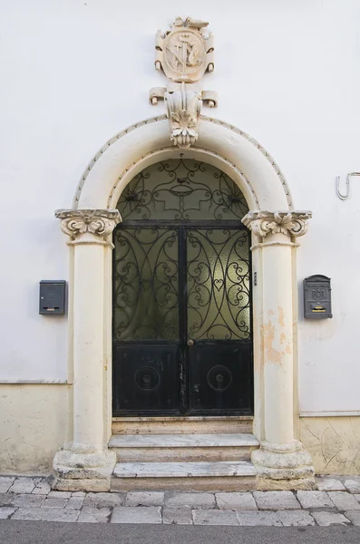 Palazzo storico. Corigliano d'Otranto. Puglia. Italia . — Foto Stock