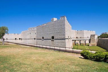 barletta'nın Kalesi. Puglia. İtalya.