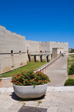 barletta'nın Kalesi. Puglia. İtalya.