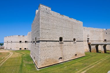 barletta'nın Kalesi. Puglia. İtalya.