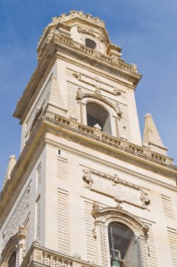 Katedral belltower. Lecce. Puglia. İtalya.