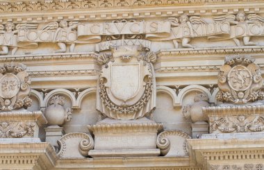 Basilica of santa croce. Lecce. Puglia. İtalya.