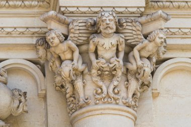 Basilica of santa croce. Lecce. Puglia. İtalya.