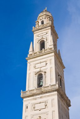 Katedral belltower. Lecce. Puglia. İtalya.