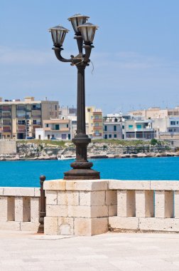 Panoramic view of Otranto. Puglia. Italy. clipart