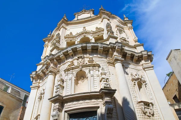 Kościół st. matteo. Lecce. Puglia. Włochy. — Zdjęcie stockowe