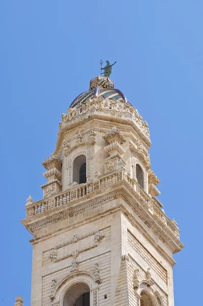 Колокольня собора. Лечче. Апулия. Италия . — стоковое фото