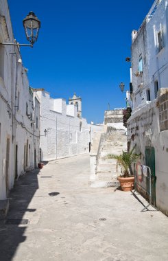 alleyway. Ostuni. Puglia. İtalya.