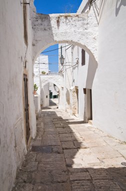 alleyway. Ostuni. Puglia. İtalya.