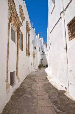 alleyway. Ostuni. Puglia. İtalya.