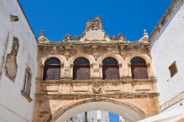 scoppa arch. Ostuni. Puglia. İtalya.