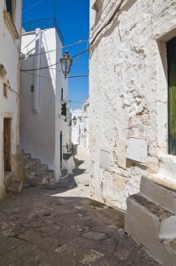 alleyway. Ostuni. Puglia. İtalya.