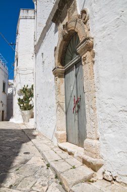 alleyway. Ostuni. Puglia. İtalya.