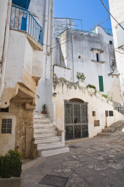 alleyway. Ostuni. Puglia. İtalya.