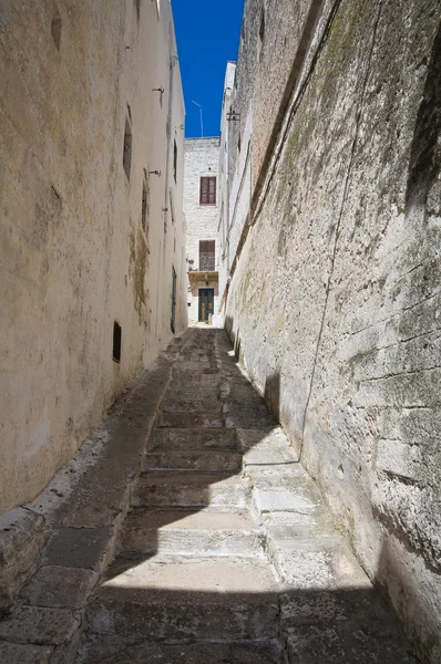 小巷。奥斯。普利亚大区。意大利. — 图库照片