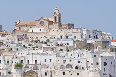 Panoramic view of Ostuni. Puglia. Italy. clipart