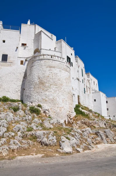Murallas fortificadas. Ostuni. Puglia. Italia . —  Fotos de Stock