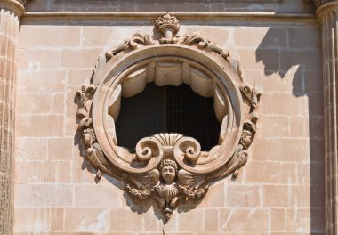 carmine Kilisesi. Ostuni. Puglia. İtalya.