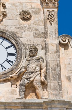 Belediye Binası. Ostuni. Puglia. İtalya.