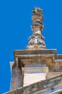 carmine Kilisesi. Ostuni. Puglia. İtalya.