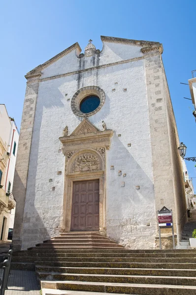 Spirito santo-templom. Ostuni. Puglia. Olaszország. — Stock Fotó