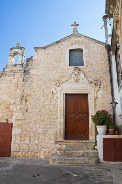 Kirche von madonna del carmine. ostuni. Apulien. Italien. — Stockfoto