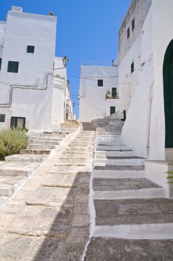 alleyway. Ostuni. Puglia. İtalya.