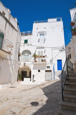 alleyway. Ostuni. Puglia. İtalya.