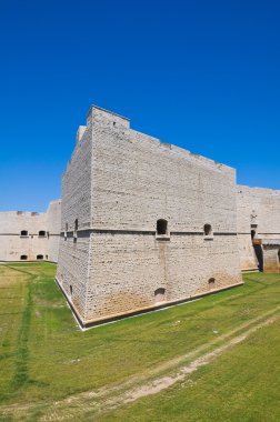 barletta'nın Kalesi. Puglia. İtalya.