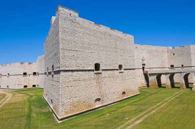 barletta'nın Kalesi. Puglia. İtalya.