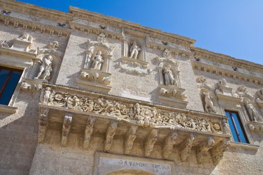 corigliano d'otranto monti kale de. Puglia. İtalya.