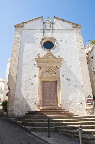 Kostel spirito santo. Ostuni. Puglia. Itálie. — Stock fotografie