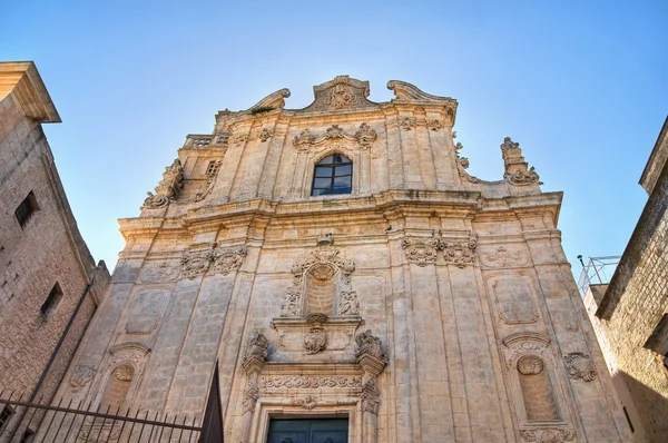 Kostel svatého vito. Ostuni. Puglia. Itálie. — Stock fotografie