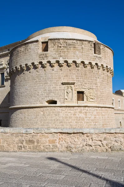 Château De Monti de Corigliano d'Otranto. Pouilles. Italie . — Photo