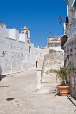 alleyway. Ostuni. Puglia. İtalya.