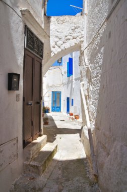 alleyway. Ostuni. Puglia. İtalya.