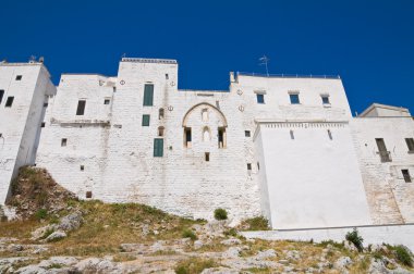 güçlendirilmiş duvarlar. Ostuni. Puglia. İtalya.