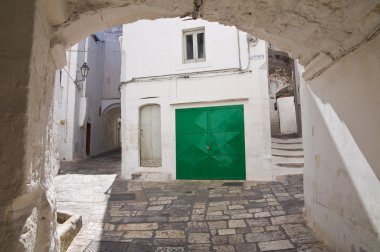 alleyway. Ostuni. Puglia. İtalya.