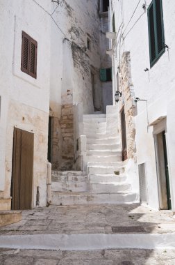 alleyway. Ostuni. Puglia. İtalya.