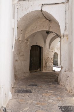 alleyway. Ostuni. Puglia. İtalya.