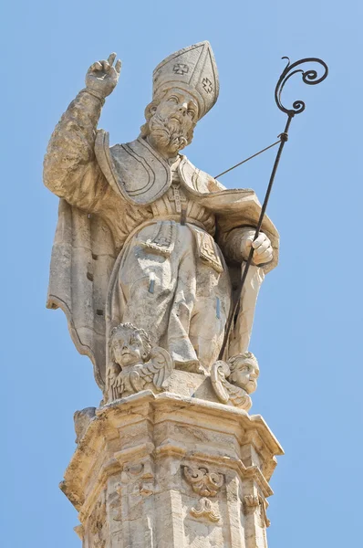 Kirchturm des Hl. Oronzo. ostuni. Apulien. Italien. — Stockfoto