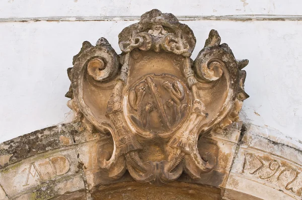 Palazzo del Seminario. Ostuni. Puglia. Italia . — Foto Stock