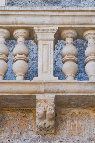 Castelo De Monti de Corigliano d 'Otranto. Puglia. Itália . — Fotografia de Stock